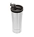 Vacuum Insulated Stainless Steel Travel Tumbler for Hot or Cold by Techoland Premium 16 Oz Mug with Leak/Spill and Splash Proof Lid