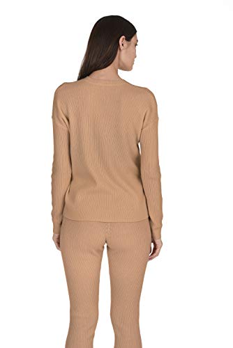 State Cashmere Women's 100% Pure Cashmere Knitted Loungewear Pants with Pockets (Pants/Cammello, X-Large) - Thumbnail 4