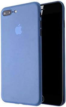 White Rhino Tech iPhone 7 Plus/iPhone 8 Plus Case, Ultra thin Hard Case, Protective Matt Cover (Sea Blue)