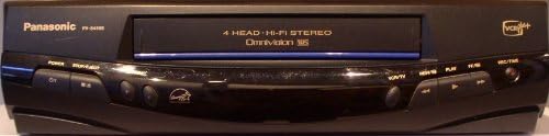 Panasonic PV-8455S 4-Head VHS Hi-Fi Stereo VCR Videocassette Recorder