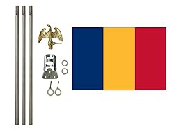 Romania 3x5 ft Outdoor Flag and Flag Pole