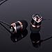 SoundMAGIC E10 Wired Earphones No Microphone HiFi Stereo Earbuds Noise Isolating in Ear Headphones Powerful Bass Tangle Free Cord Black Gold