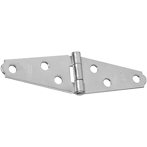 Stanley Hardware S140-160 DP900 Light Strap Hinges in Zinc plated, 2 pack