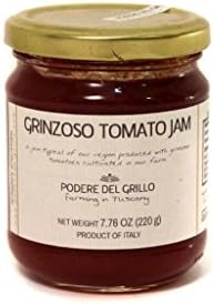 Il Podere del Grillo, Grinzoso Tomato Jam, Organic, 7.76oz (Pack of 2)