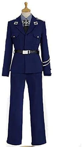 Amazon コスプレ衣装 Axis Powers ヘタリアプロイセン 軍服 コスプレ コスチューム オリジナル ブレスレット 付き 男 S コスプレ 仮装 通販
