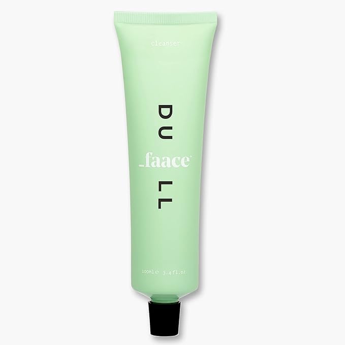Faace Dull Daily Cleanser and Face Mask | Brighter | Smoother | Radiant Skin | Kaolin Clay | Green Tea | Vitamins C and E | Vegan and Organic Skincare 100ml