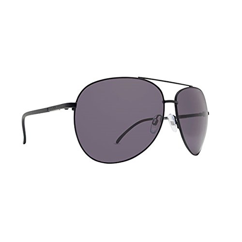 Dot Dash Nookie Adult Metal Shop Collection Sunglasses, Black Satin/Grey, One Size