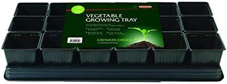 Bosmere N329 Vegetable Growing Tray 18 Slots 9cm Pots Seedling Planter