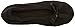 isotoner Women's Terry Ballerinas, Black, Medium