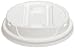 Dixie 10-20 oz. Reclosable Plastic Hot Coffee Cup Lid by GP PRO (Georgia-Pacific) White TP9542 1000 Count (100 Lids Per Sleeve; 10 Sleeves Per Case)
