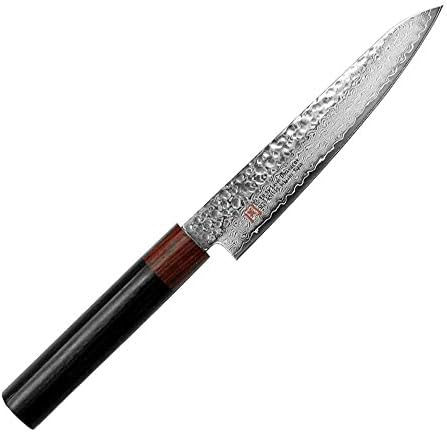 Seto Japanese Chef Knives: Damascus Forged Steel from World Famous Seki, Japan (I-2: 150 mm: Petty)