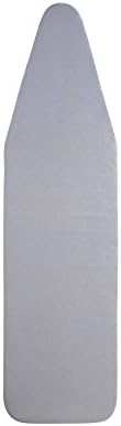 18” x 49” - 3 Layer Padded - Ironing Board Cover - ALUMINUM SILICONE Coated Textile - Color: Modern Gray