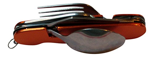 En RouteMulti-tool with fork spoon and corkscrew.