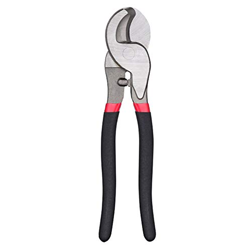 FBve Cable Cutter High Leverage Curve Jaw, 10 inch Heavy Duty Wire