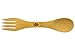 Bamboo Sporks - Pack of 4 - Simply 100% Bamboo Eating Utensils