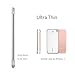 Luxtude Portable Charger iPhone Built in Lightning Cable (MFi Apple Certified), Ultra Slim Portable Phone Charger Thin Battery Pack, 5000mAh Power Bank for iPhone 14/13/12/11/10 etc. (Metal Silver)