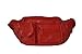 LeatherBoss Red Fanny Pack with Cell Phone Holder - Red - 13.3/4