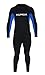 Aunua Youth 3/2mm Neoprene Wetsuits for Kids Full Wetsuit Swimming Suit Keep Warm(7031 BlackBlue 10)