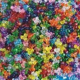 Plastic Goldilock Tri-Beads 11mm 1lb - Transparent Colors (Bag of 3100)