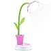 Small Desk lamp,YZtree Eye-Care Table Lamp for Kids Touch Control Dimming Light Flexible USB Rechargeable Desk Lamp with Cute Pen Container(Pink)