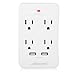 Maxxima 4 Outlet Dual USB Adaptor Plug Grounded 3.1A Port 800 Joules Surge Protector