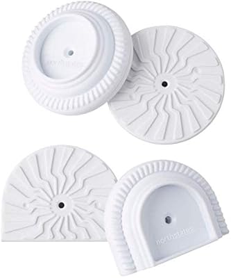 white plastic baby gate