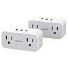 Multi Plug Outlet Extender with USB, TESSAN 2-Pack Outlet Splitter Electrical Double Plug with 3 USB Wall Charger, Mini…