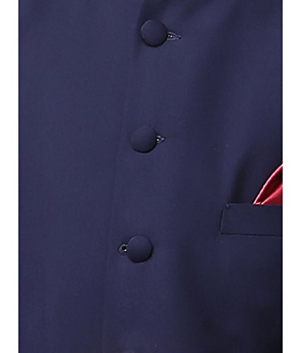 Traditional Mens Wear Long Knee Length Indowestern Marriage Sherwani (42, Navy)