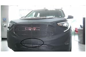 LEBRAS Lebra 2 Piece Front End Cover Black - Car Mask Bra - Fits - GMC Terrain Without Front Sensors 2018-2019 18 19