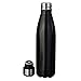 KING DO WAY Double Wall Vacuum Insulated Stainless Steel Water Bottle, 17 oz - Black