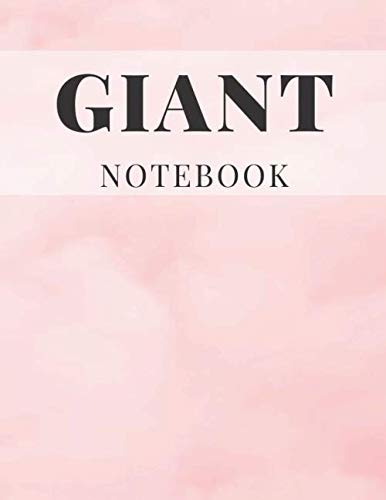 Giant Notebook: 500 Ruled Pages, Extra Large Notebook (8.5 x 11 in.) (500 pages notebook)