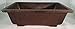 Rectangle Mica Bonsai Training Pot - Superior to Plastic - Won't Break from Freezing or Dropping Like Clay, Earthenware or Ceramic (Exterior Dimensions: 12 1/2 x 9 x 4)