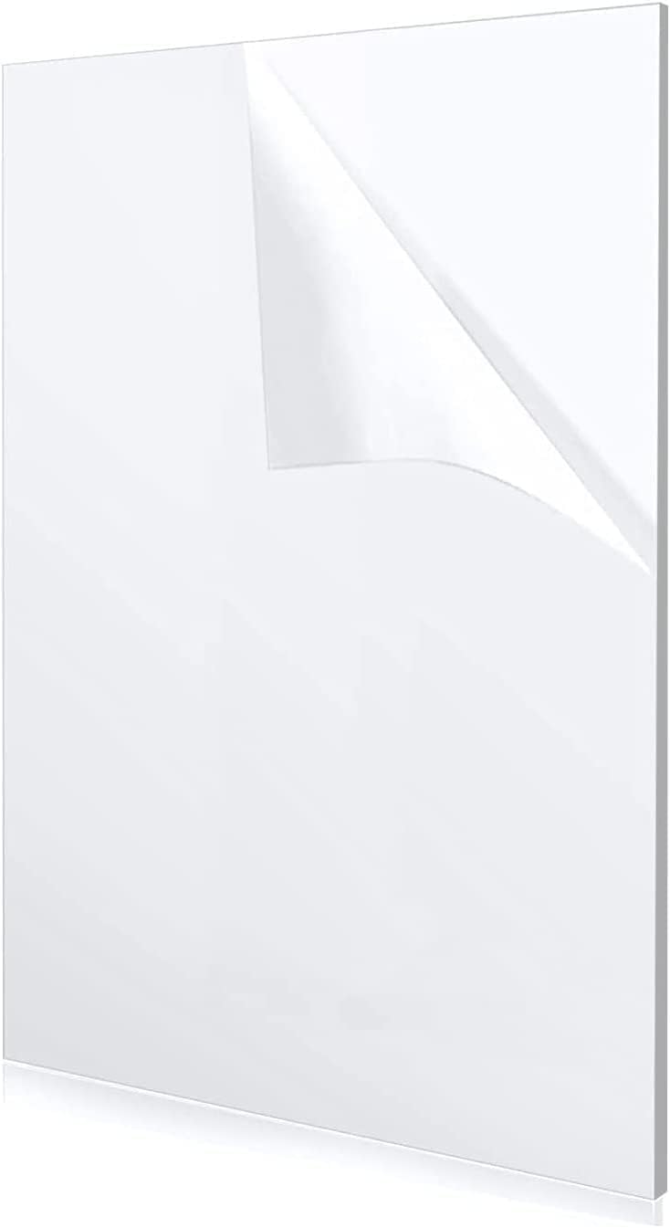 TSKDKIT 5mm Acrylic Sheet A4 Clear Plastic Sheet A4 Plastic Board Sheets for Craft DIY, Drawing, Printing, Picture Frame etc(297 x 210mm)