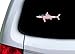 Rogue River Tactical Shark Fish USA Flag Sticker Decal Fishing Bumper Patriotic United Auto Car Truck Boat RV Real Life Rod Tackle Box