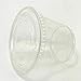 100sets Plastic Ultra Clear squat Cups with flat lids without x slotted is for Cupcake, icecream … (9oz dessert cup 100sets)