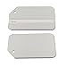 5Pack Silver Color Aluminum Luggage Tag With Name ID Card Perfect to Quickly Spot Luggage Suitcase By CPACC
