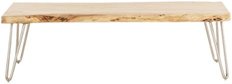 World Interiors Granby Acacia Live Edge Coffee Table, 54", Natural