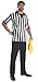 Rubie's Heroes And Hombres Adult Referee Shirt And Hat, White/Black, Standard