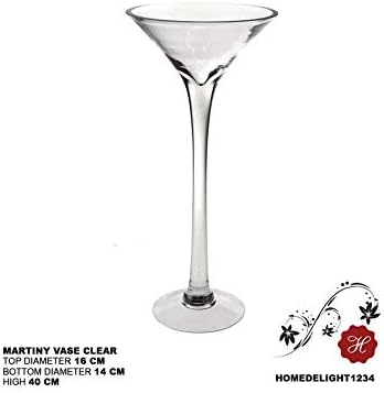 Vase En Forme De Verre A Martini Centre De Table De Mariage Et