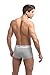 Italian Designed Trunks 2 Pack KRONIS Mens Underwear Premium 180gsm Cotton, Medium, Black + Marble Grey