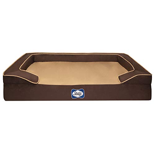Sealy Dog Bed Pet Dog Bed Quad Layer Technology with Memory Foam