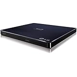 LG BP50NB40 6x Blu-ray Rewriter BD-RE/8x DVD&plusmn;RW DL USB 2.0 Slim External Drive (