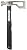 Stiletto DryAxe9-F 9 oz Titanium Drywall Axe with Straight Poly-Fiberglass Handle, 14.5"
