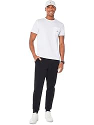 Nautica Men's Solid Crew Neck Short Sleeve Pocket