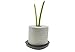 Sprout - Free Standing Toilet Paper Holder - Toilet Tissue Storage Stand- Green & Grey Colors - By Comfify