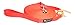 Leash Boss Long Trainer - 1 Inch Nylon Long Dog Training Leash with Storage Strap (50 Ft, Orange)
