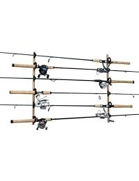 du bro Pesca trac a rod sistema de almacenamiento, 4 Feet, Negro Oro