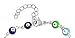 Edforce Stainless Steel Women's Charm Enamel Evil Eye Protection Link Chain Bracelet