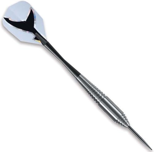 Harrows Silver Shark Coated Brass Steel Tip Darts 24 Grams 54124