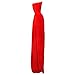 Lulu Home Halloween Vampire Cloak, Velvet Reversible Hooded Vampire Cape for Halloween Adult Cosplay Black and Red